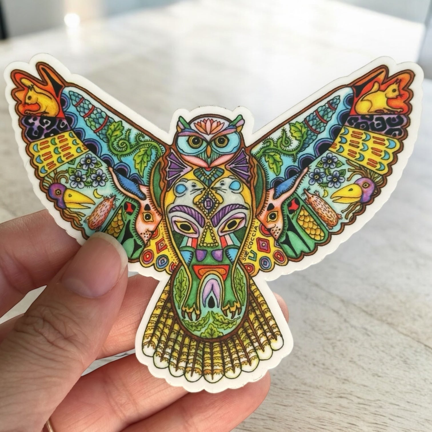 Great Horned Owl Sticker