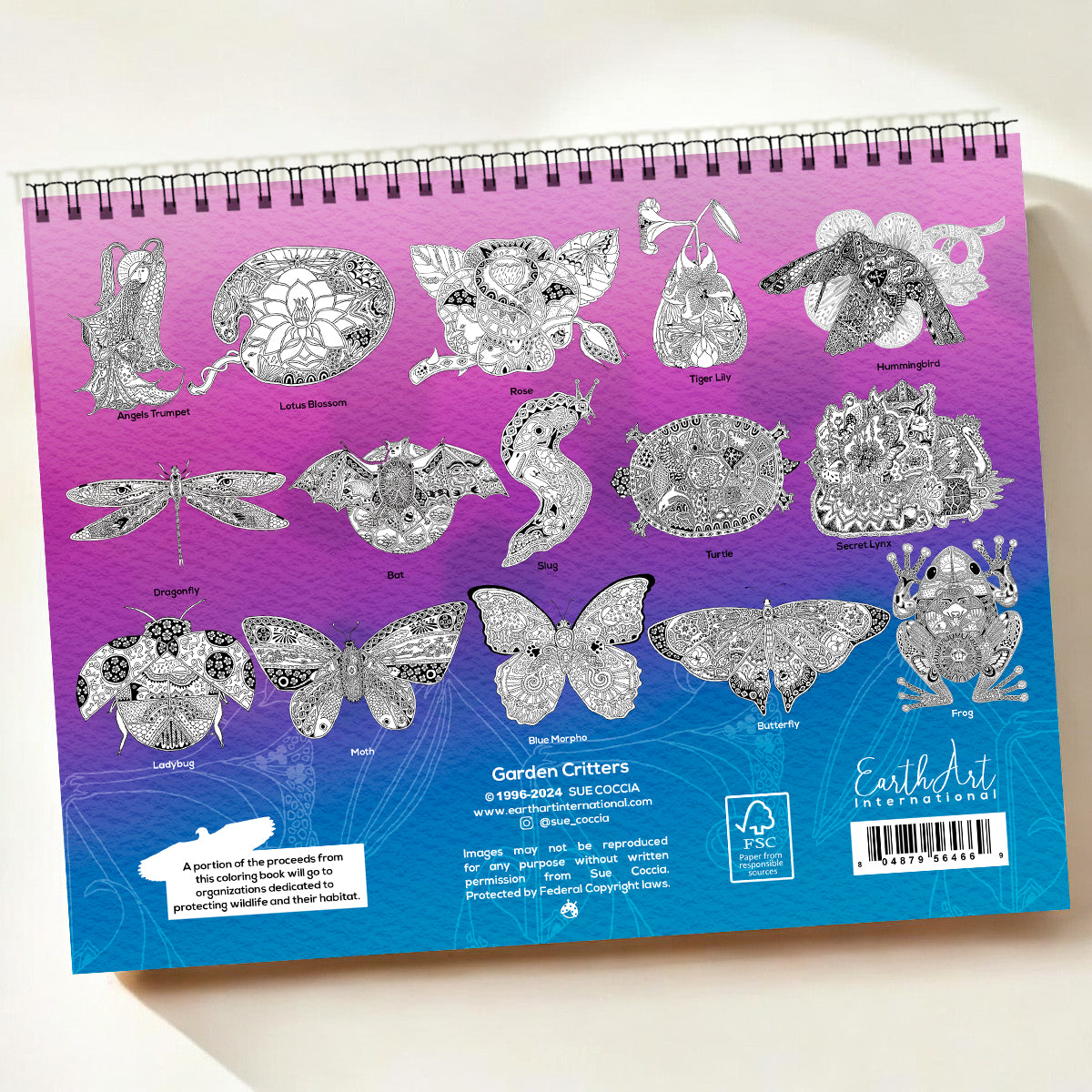 Garden Critters Coloring Book