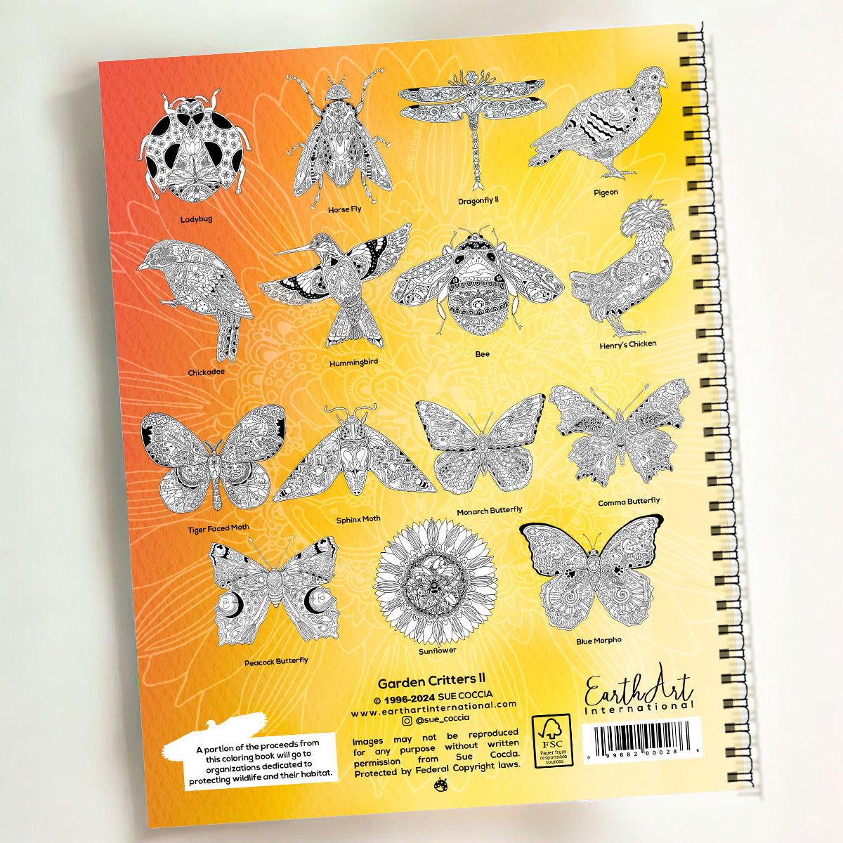 Garden Critters 2 Coloring Book