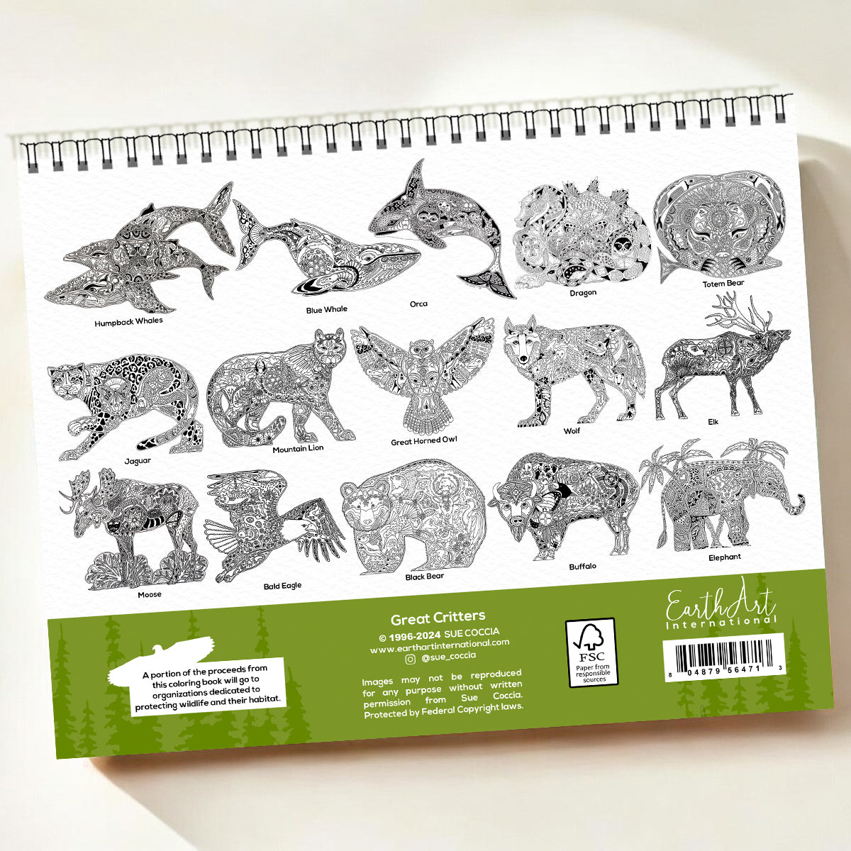 Great Critters Coloring Book