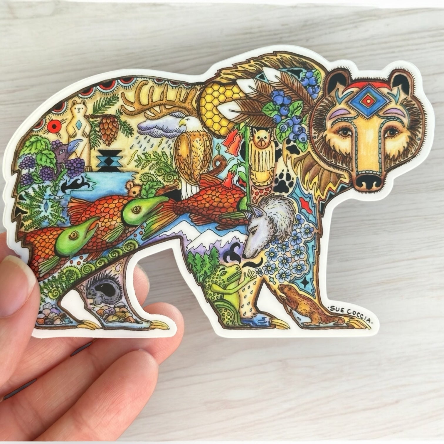 Grizzly Bear Sticker