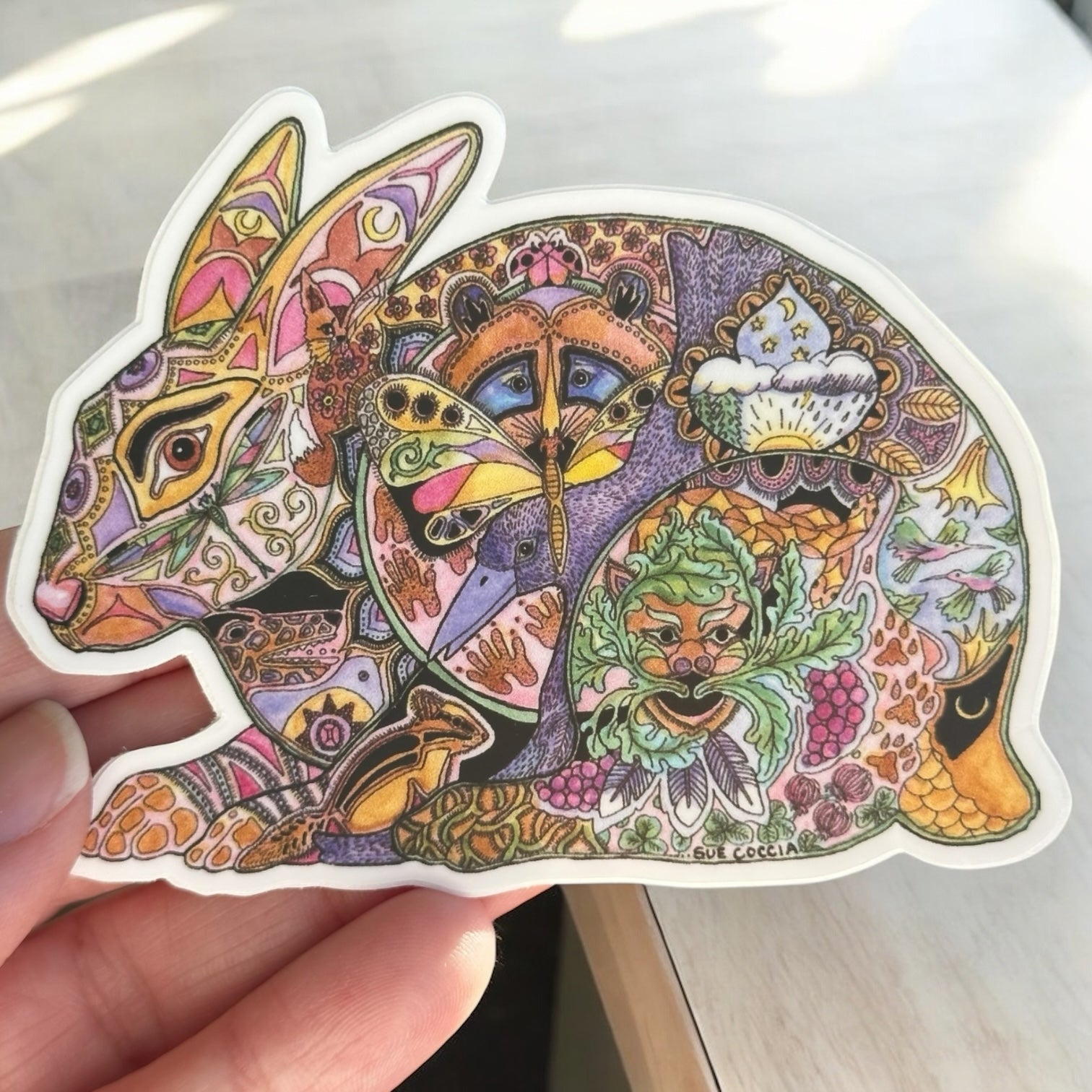 Hare Sticker