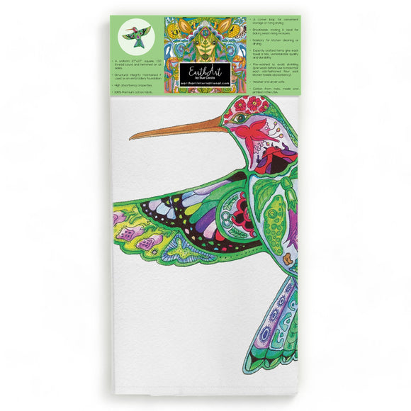 Hummingbird Flour Sack Towel