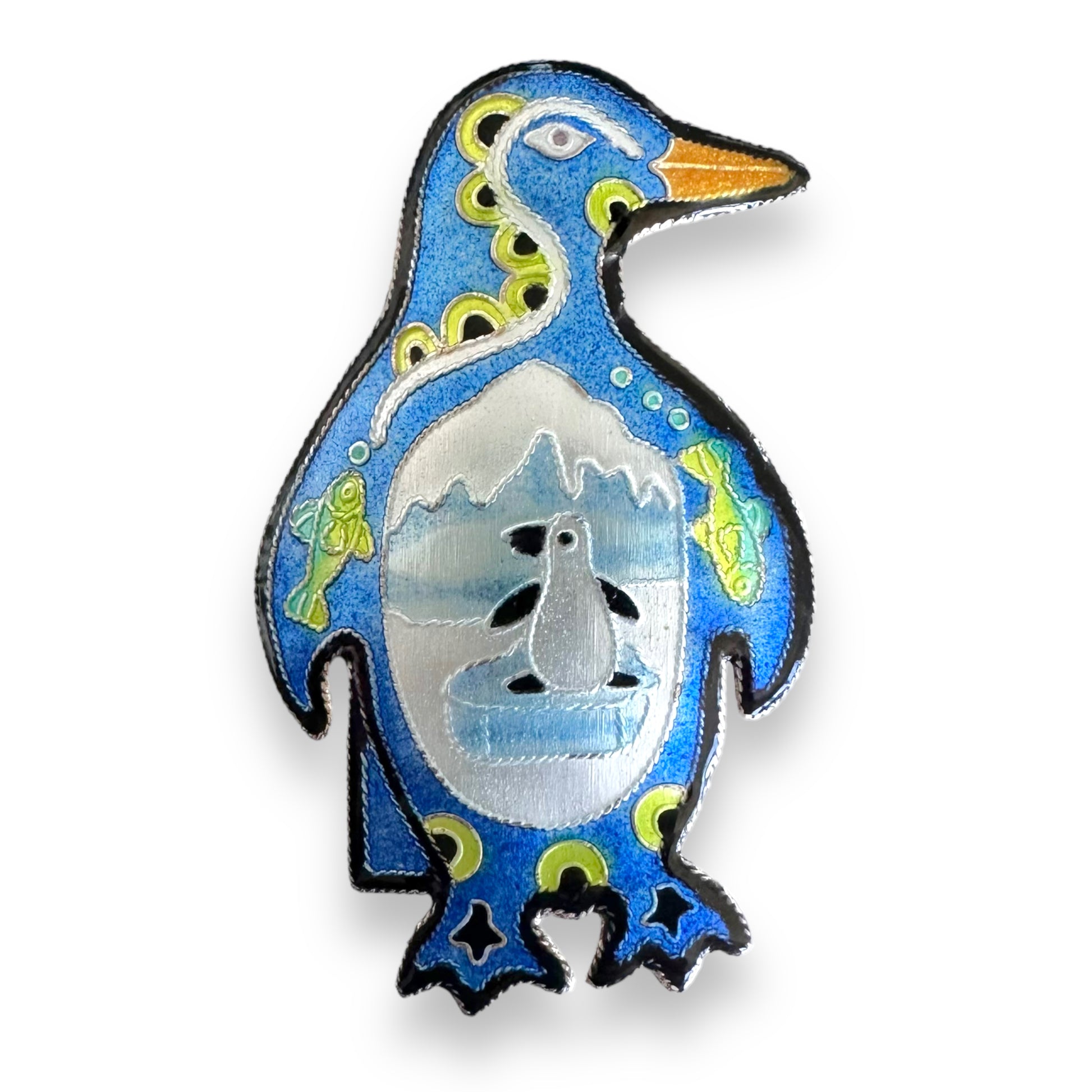 Penguin Montage Earrings - Pin