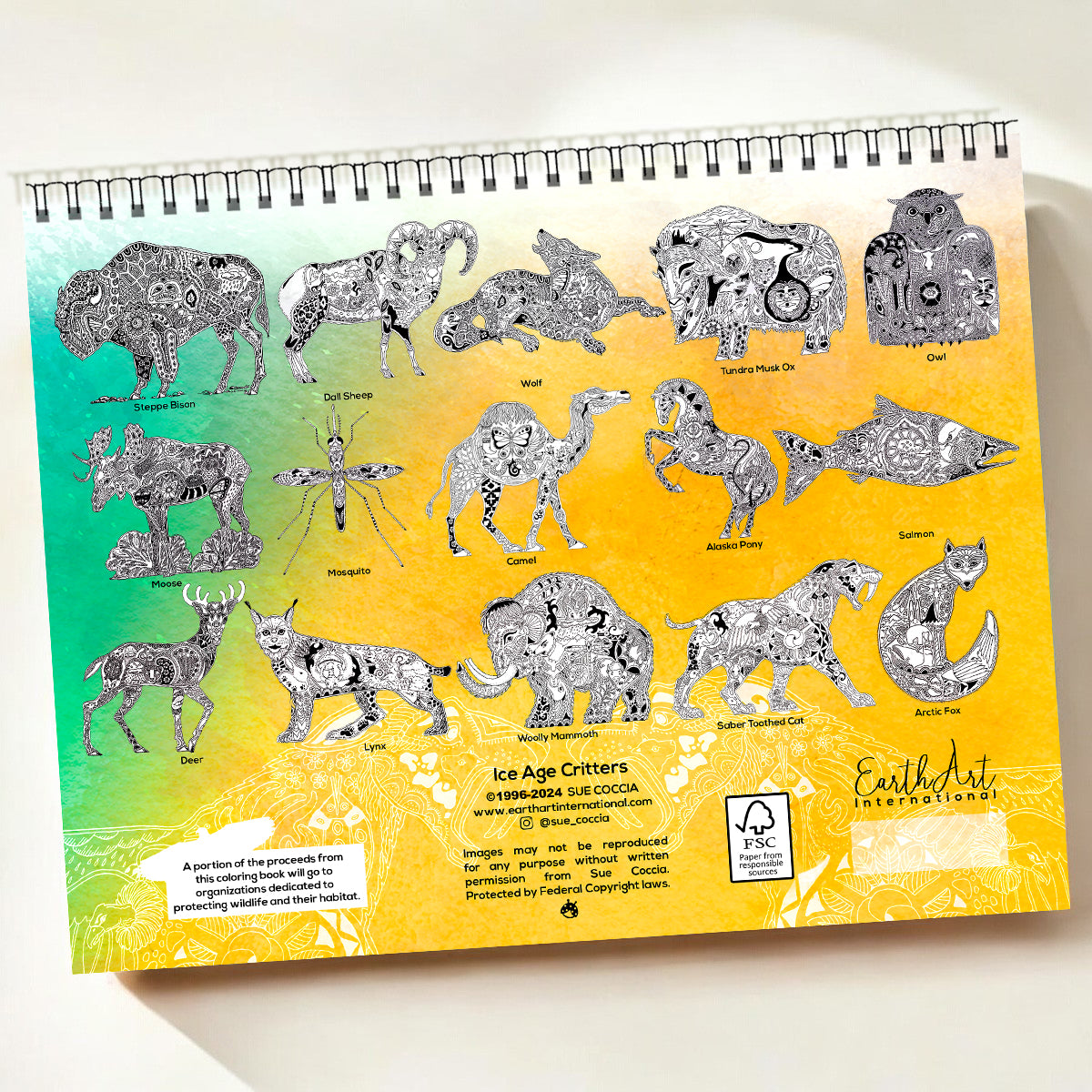 Ice Age Critters Coloring Book