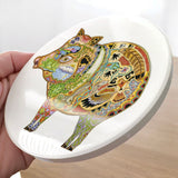 Javelina Glazed Ceramic Coaster