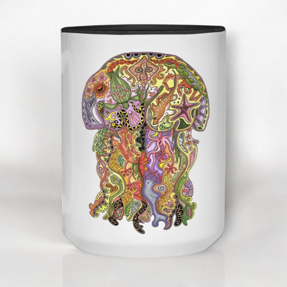 Jellyfish 15 oz Mug