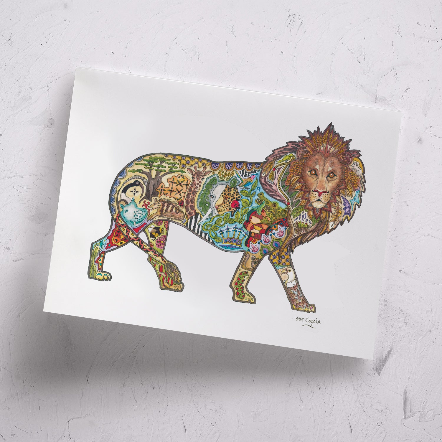 Lion Signed Print