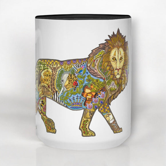 Lion 15 oz Mug