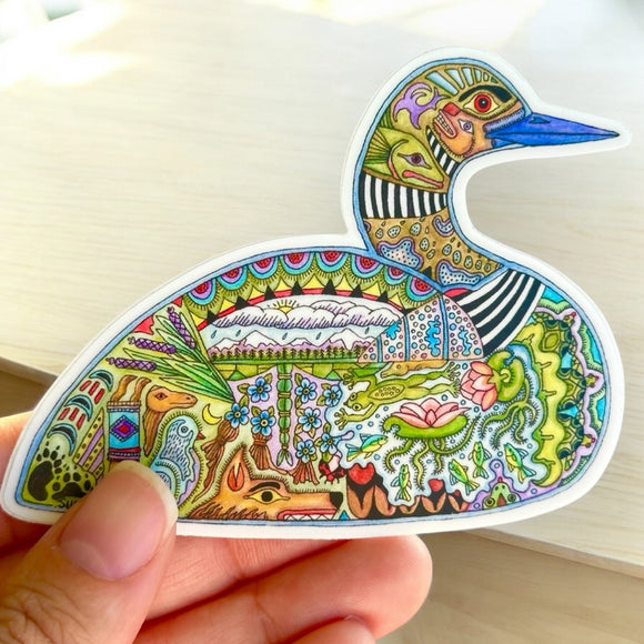 Loon Sticker