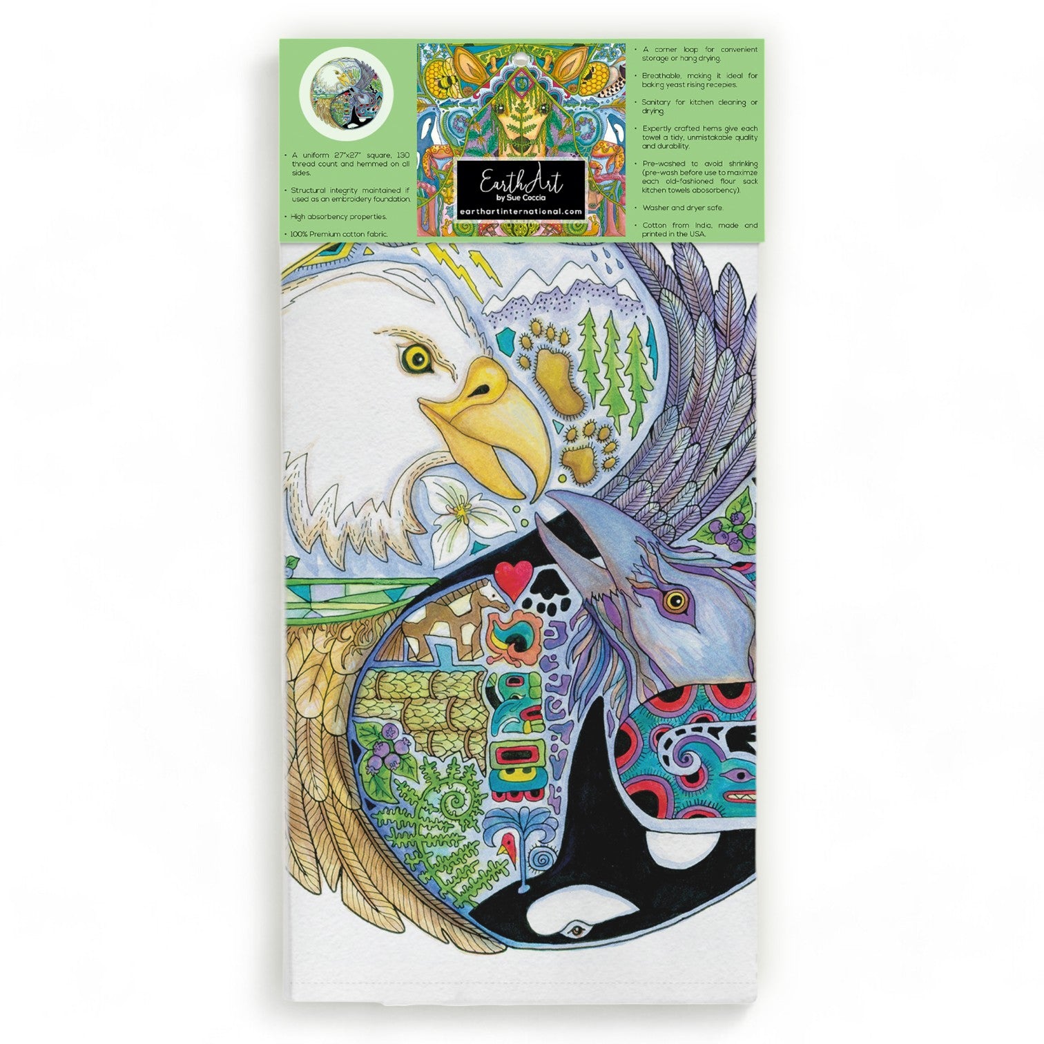 Love Birds Flour Sack Towel