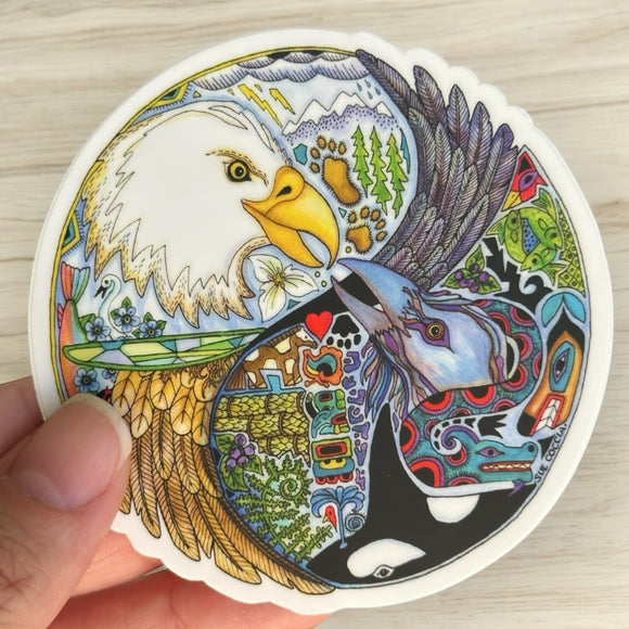 Love Birds Sticker