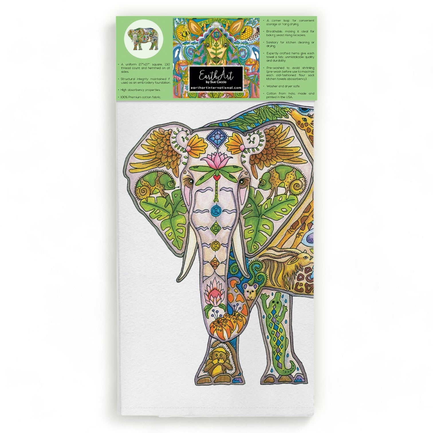 Mabula Elephant Flour Sack Towel