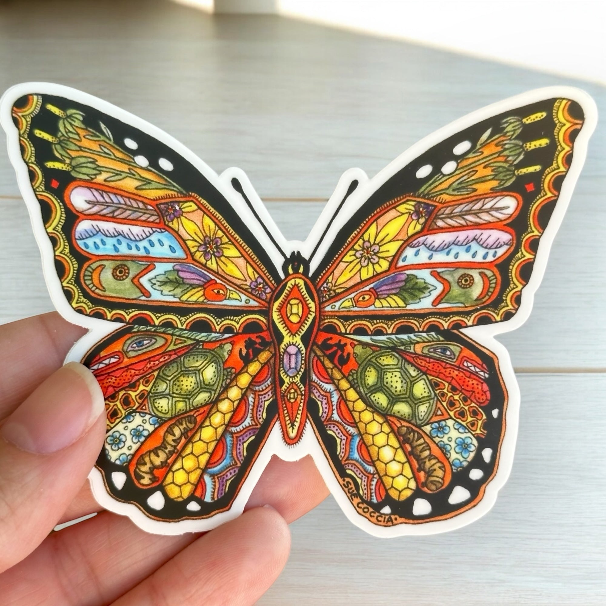 Monarch Butterfly Sticker