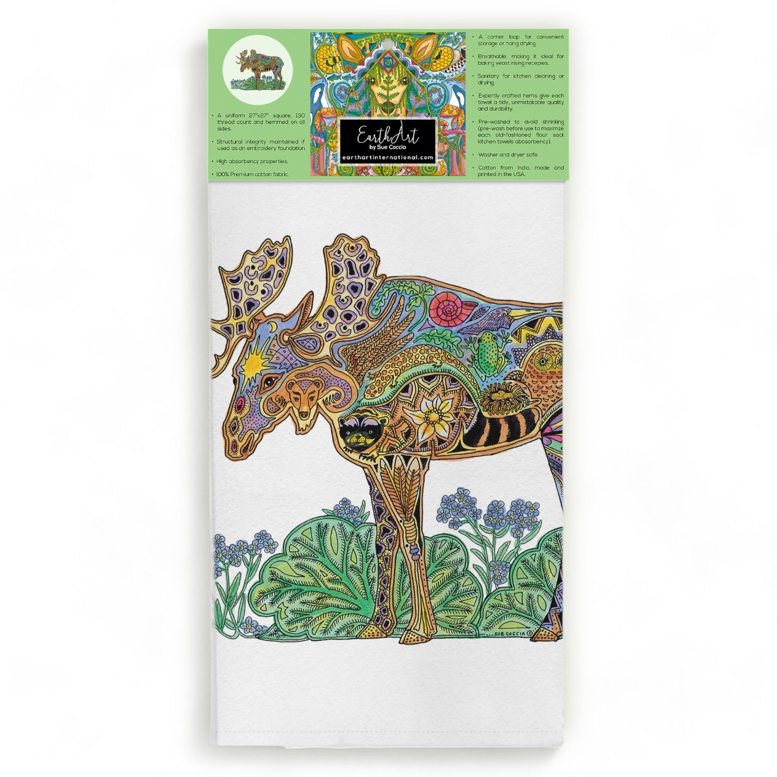 Moose Flour Sack Towel