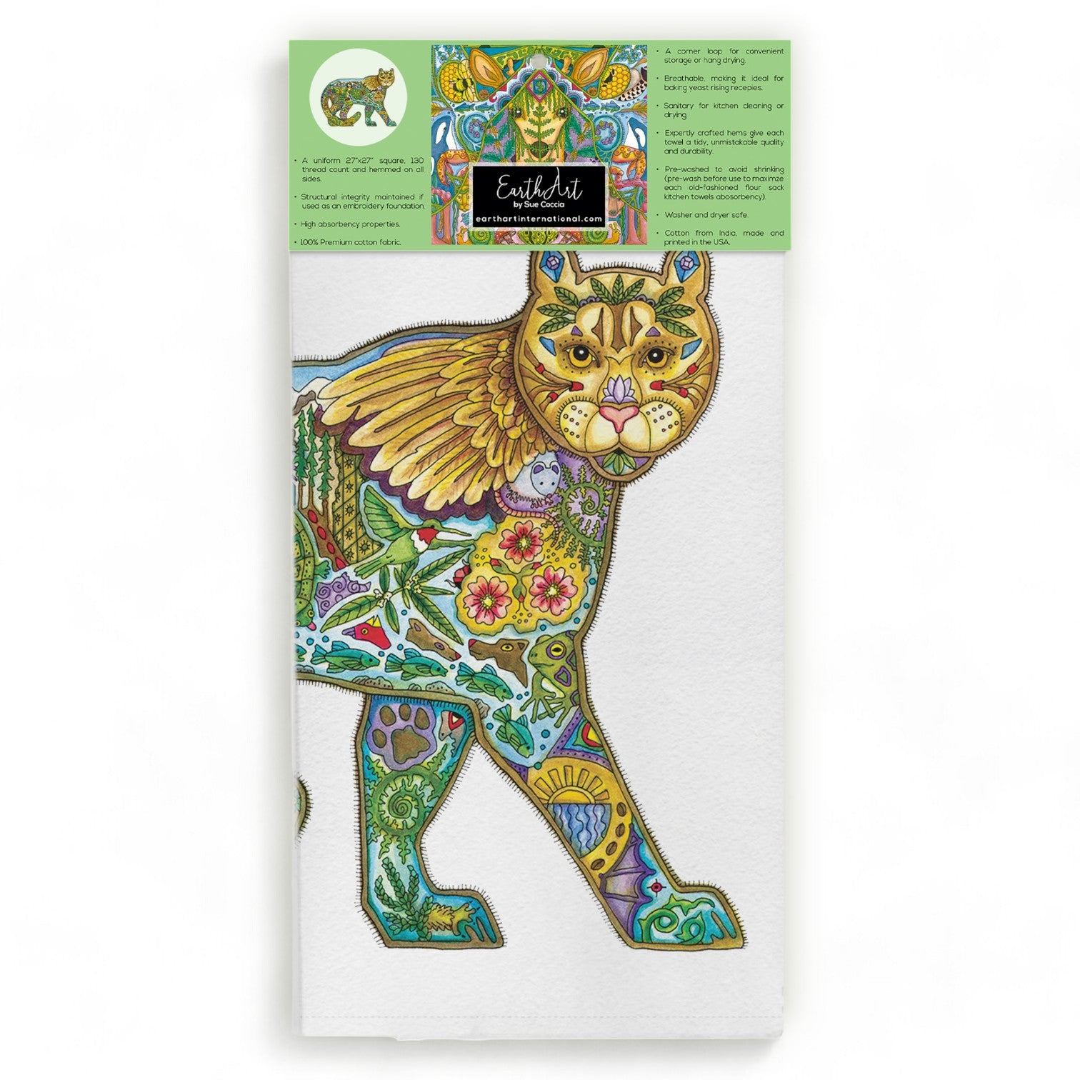 Mountain Lion Flour Sack Towel