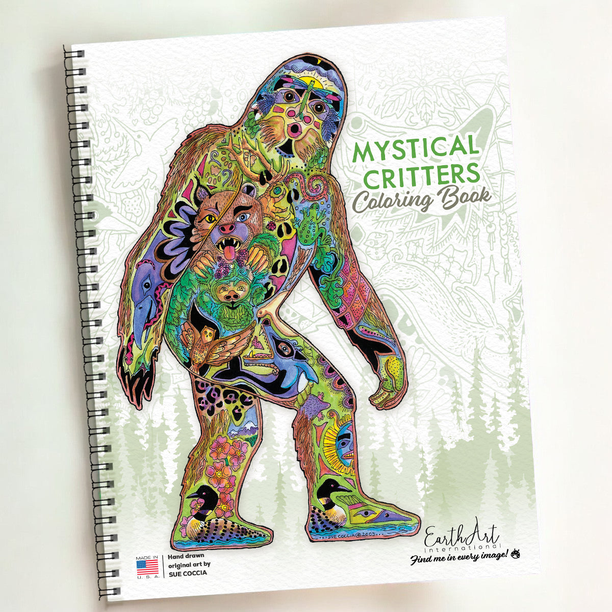 Mystical Critters Coloring Book