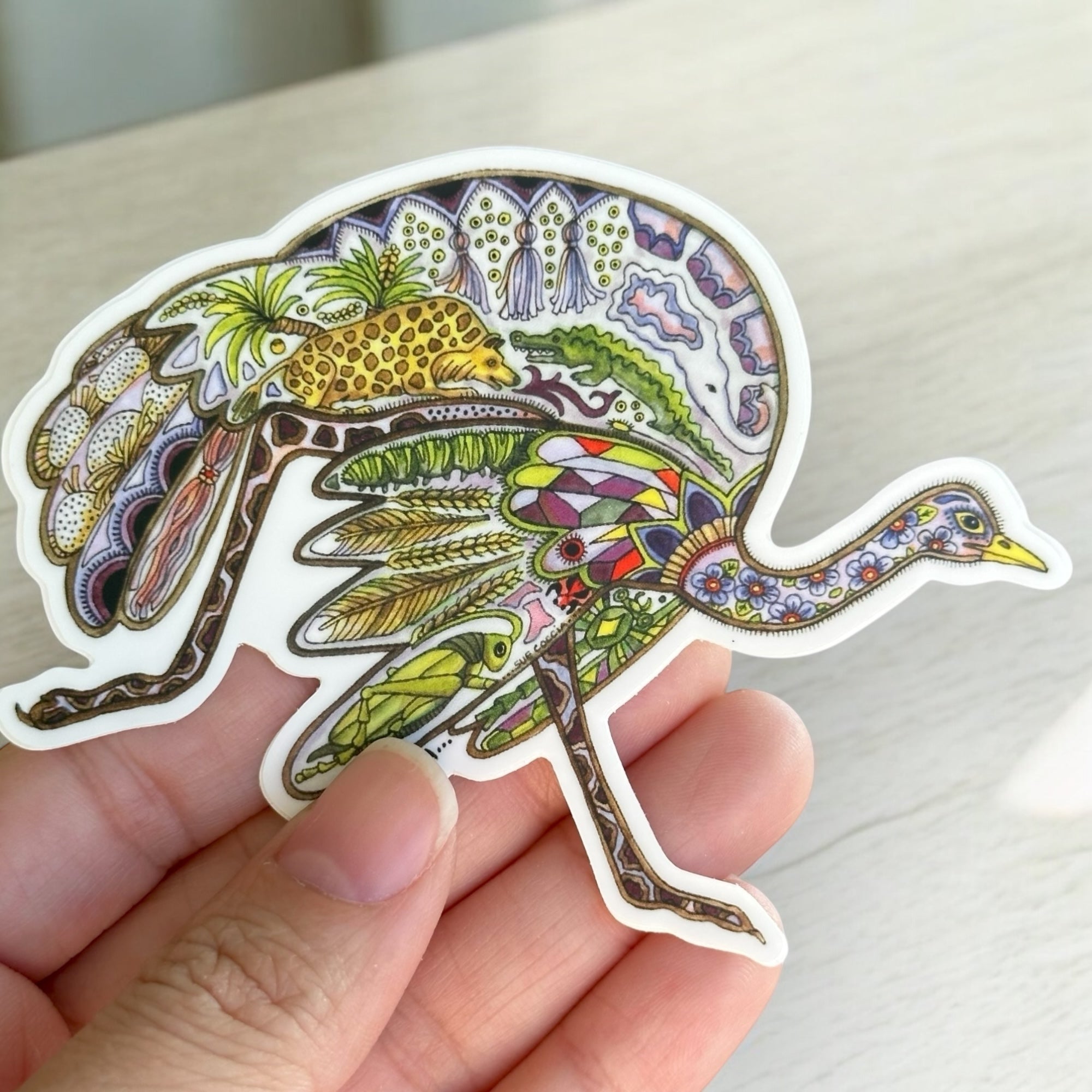 Ostrich Sticker