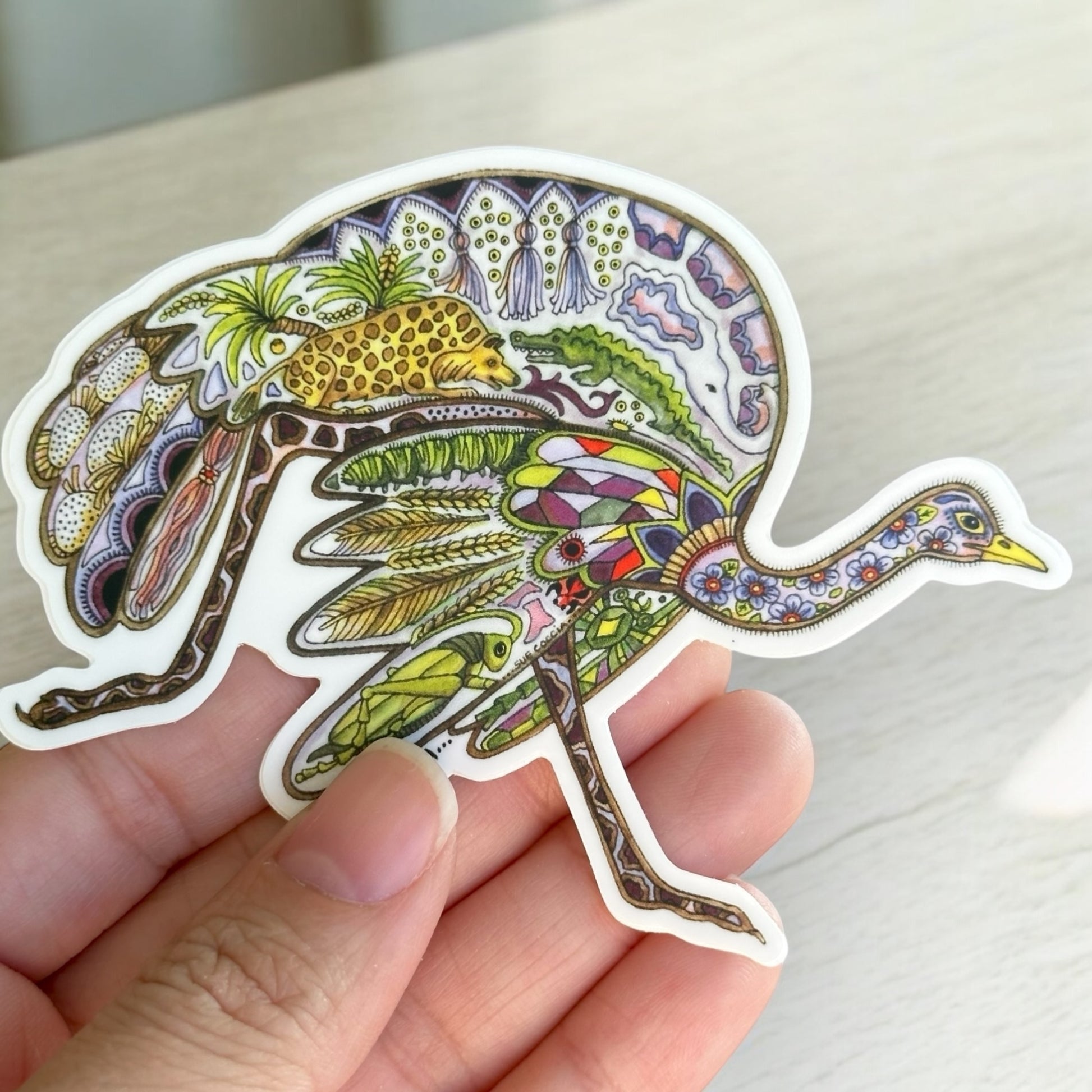 Ostrich Sticker