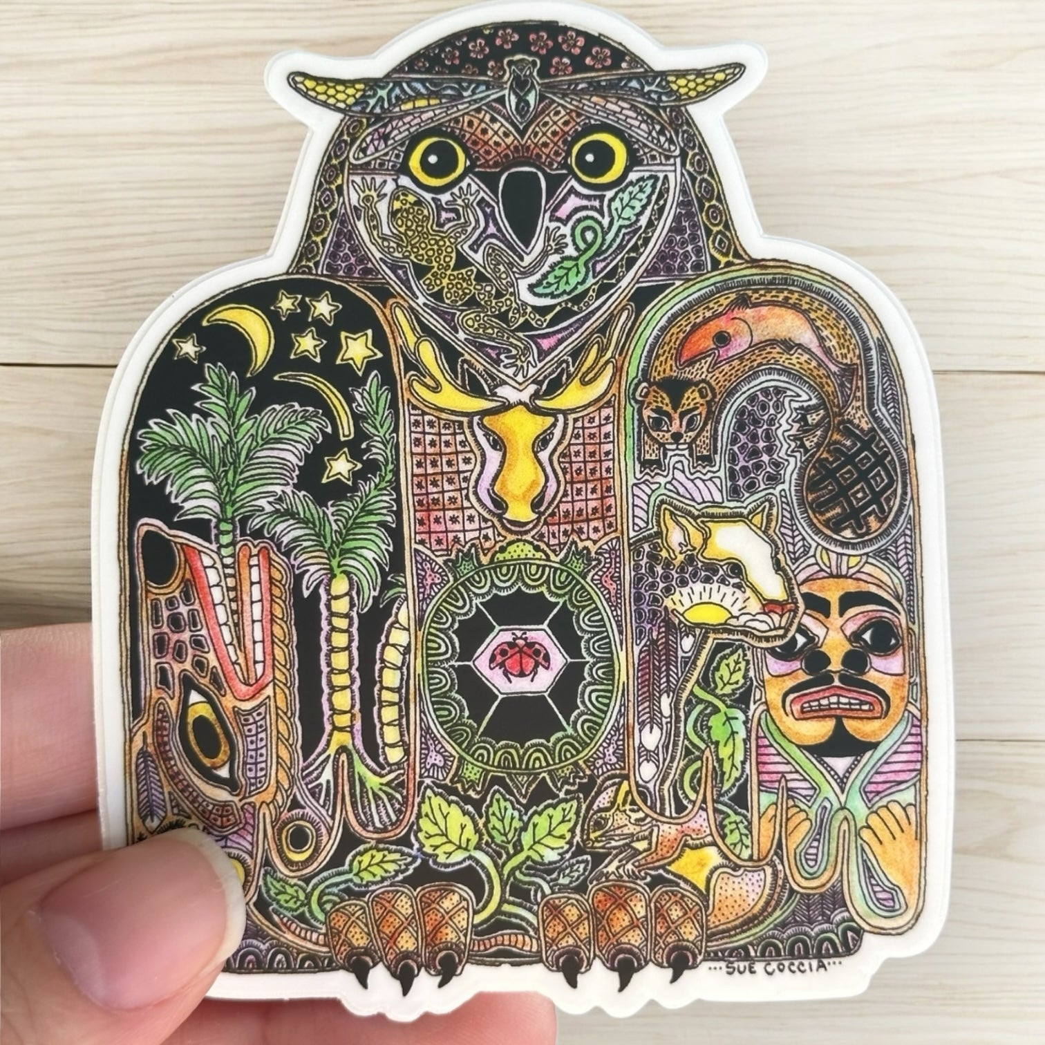 Owl Sticker