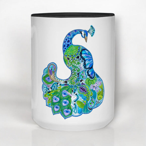 Peacock 15 oz Mug