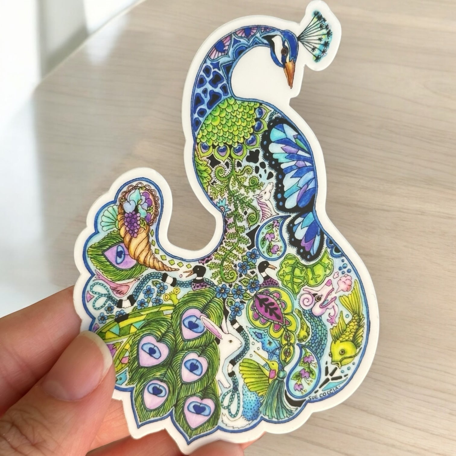Peacock Sticker