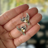 Flying Chickadee Earrings