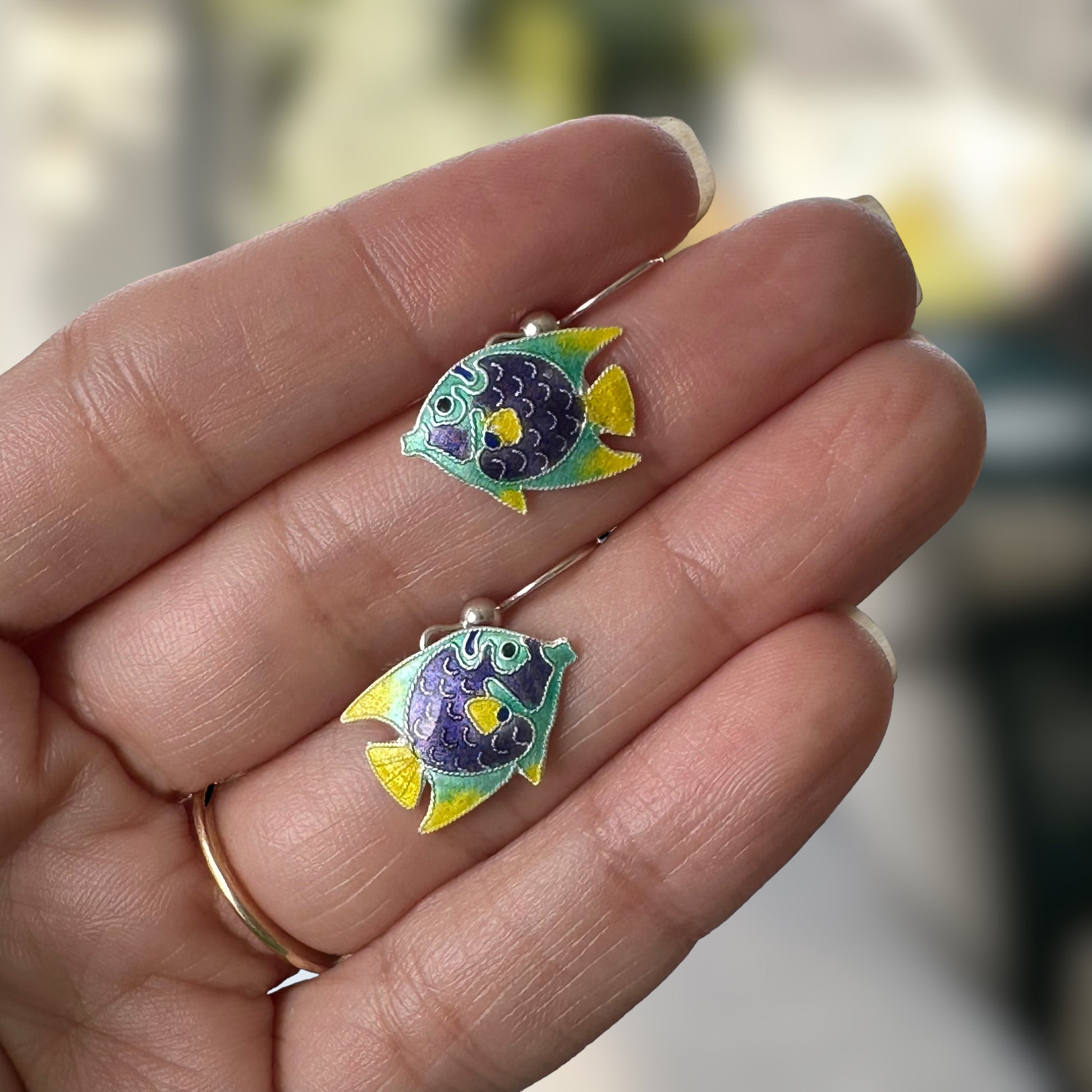 Tropical Angelfish Earrings