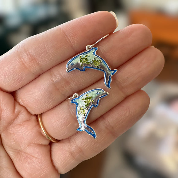 Dolphin Montage Earrings