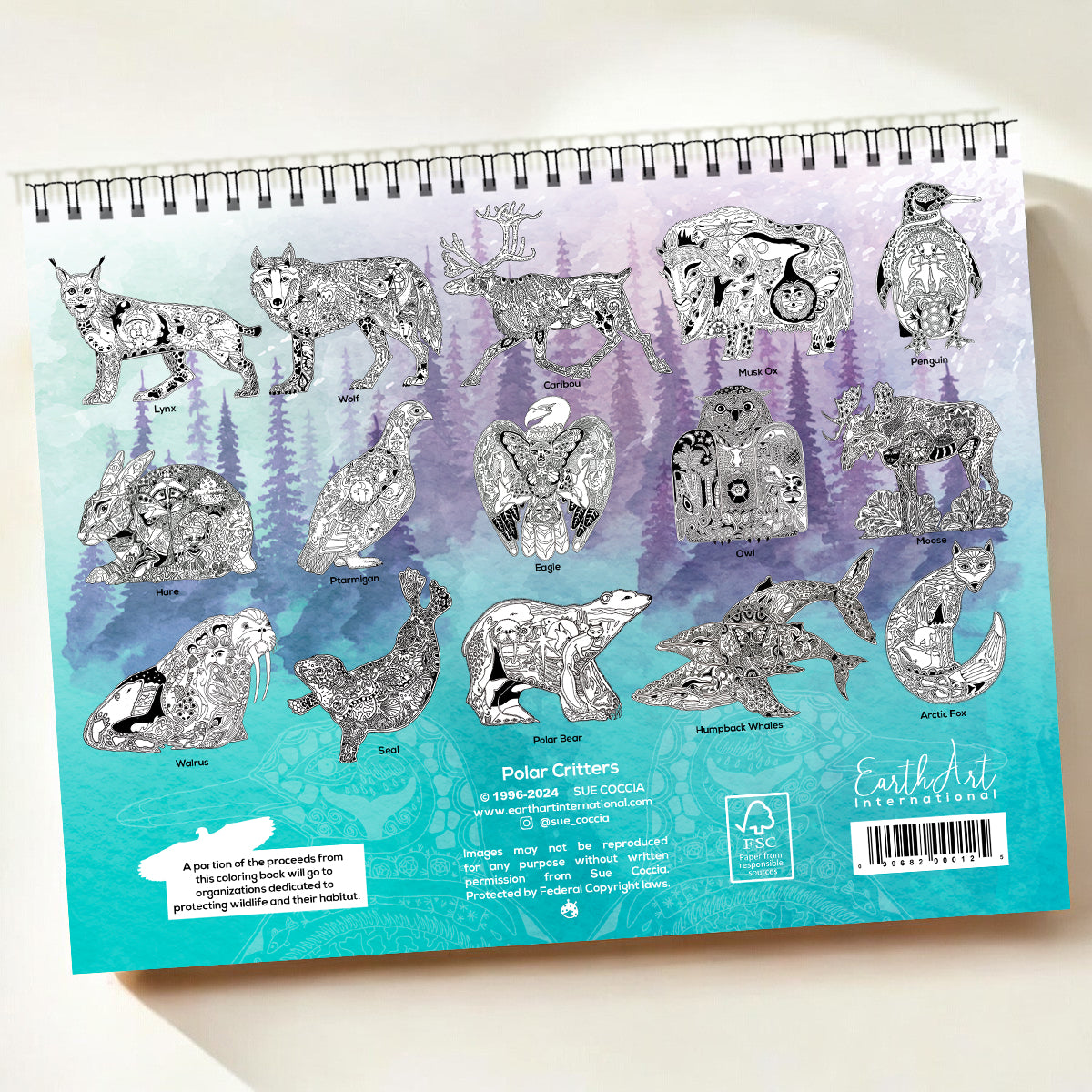 Polar Critters Coloring Book