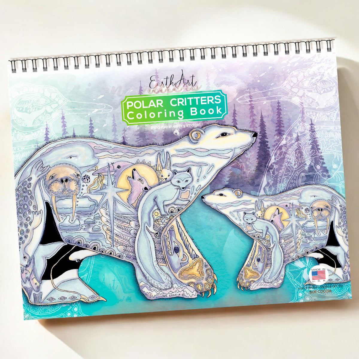 Polar Critters Coloring Book