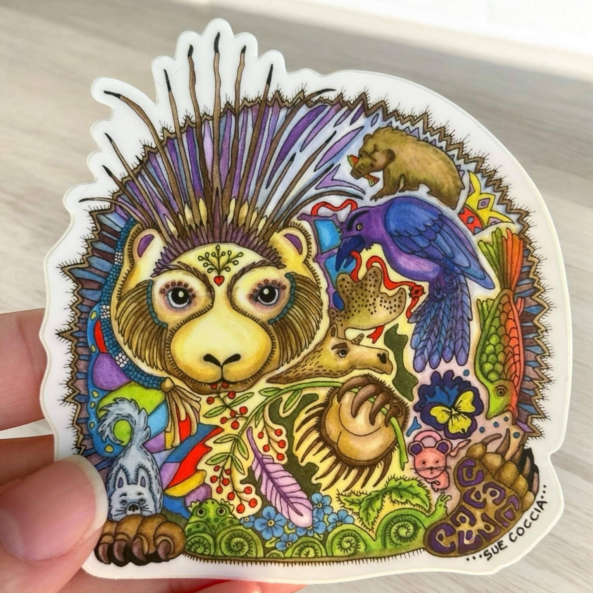 Porcupine Sticker