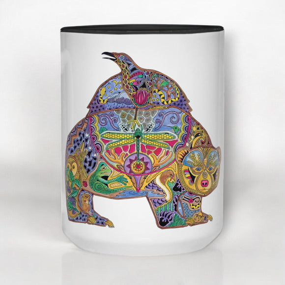 Raven Bear 15 oz Mug