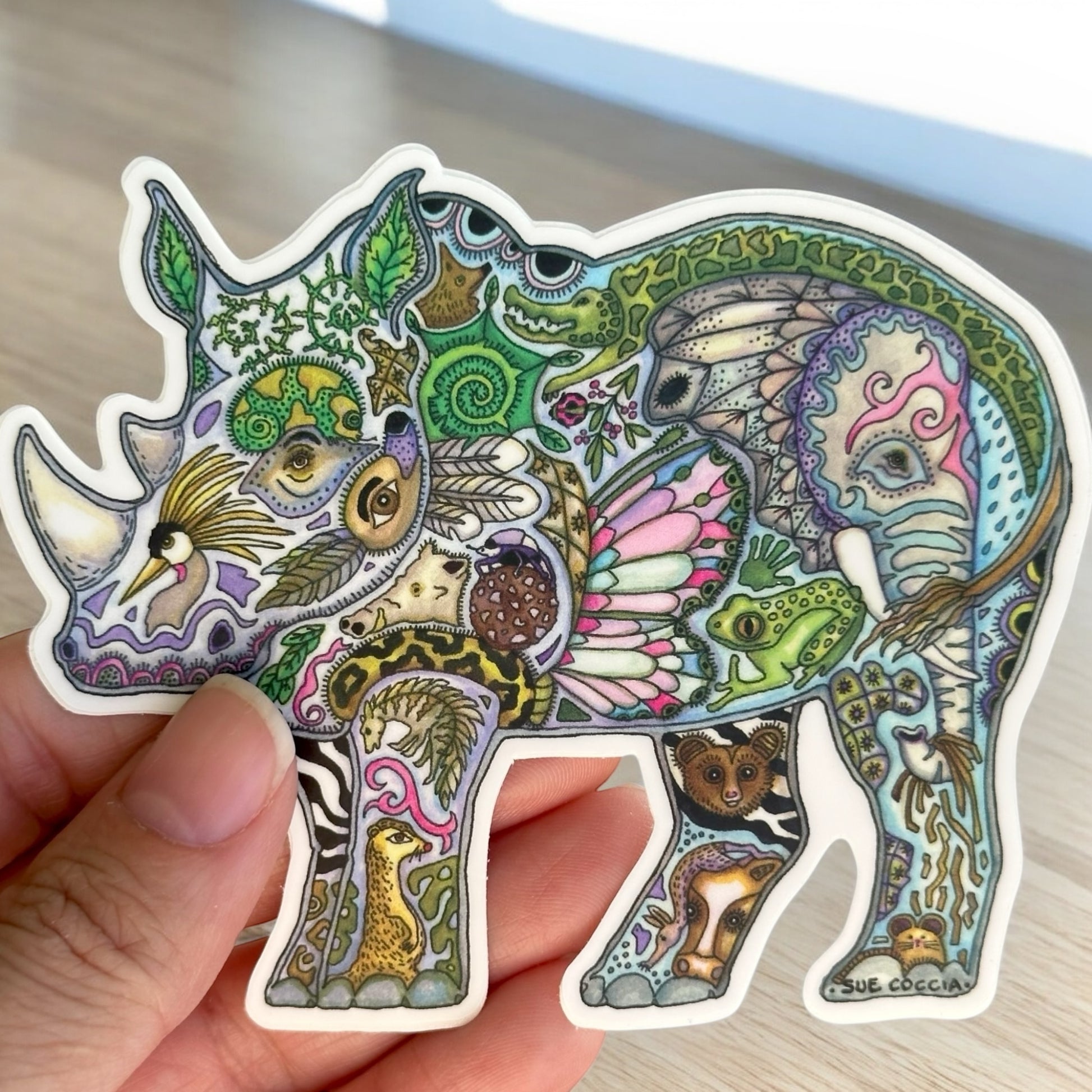 Rhino Sticker
