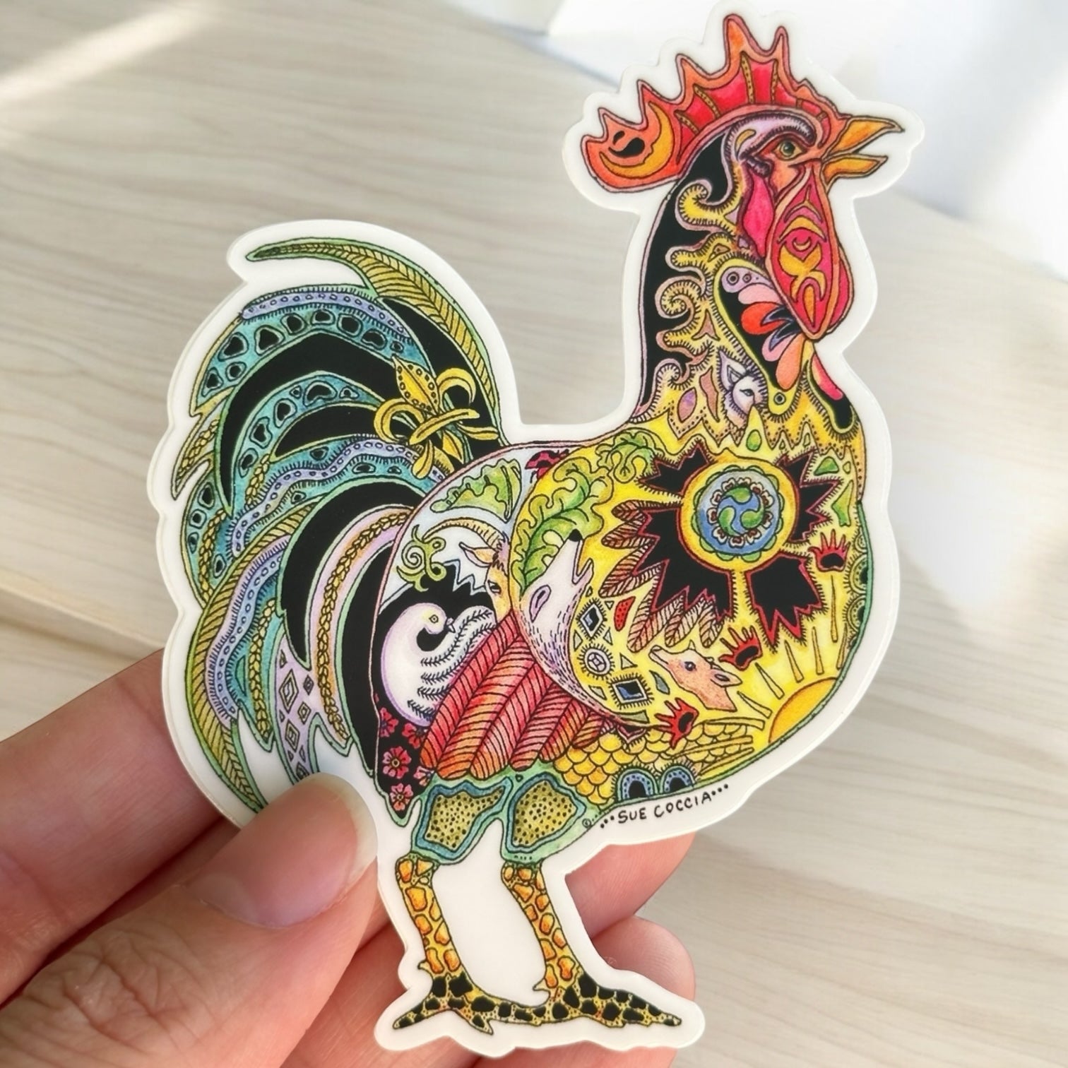 Rooster Sticker