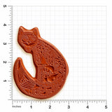 Arctic Fox Rubber Stamp