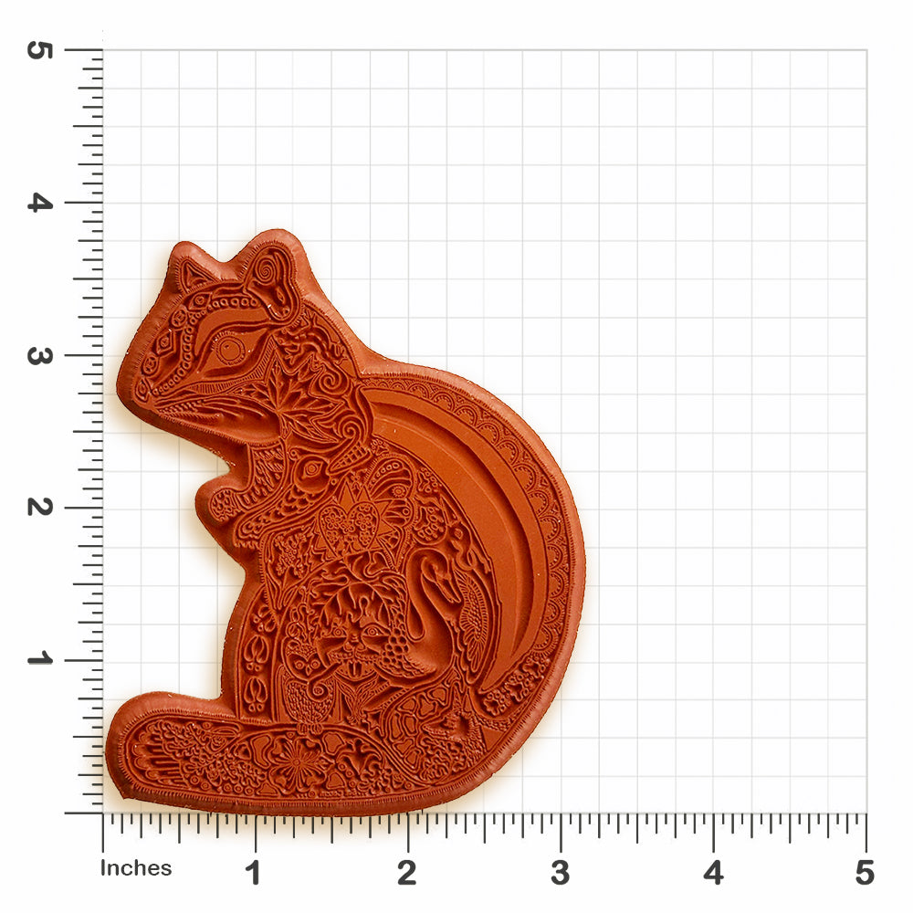 Chipmunk Rubber Stamp