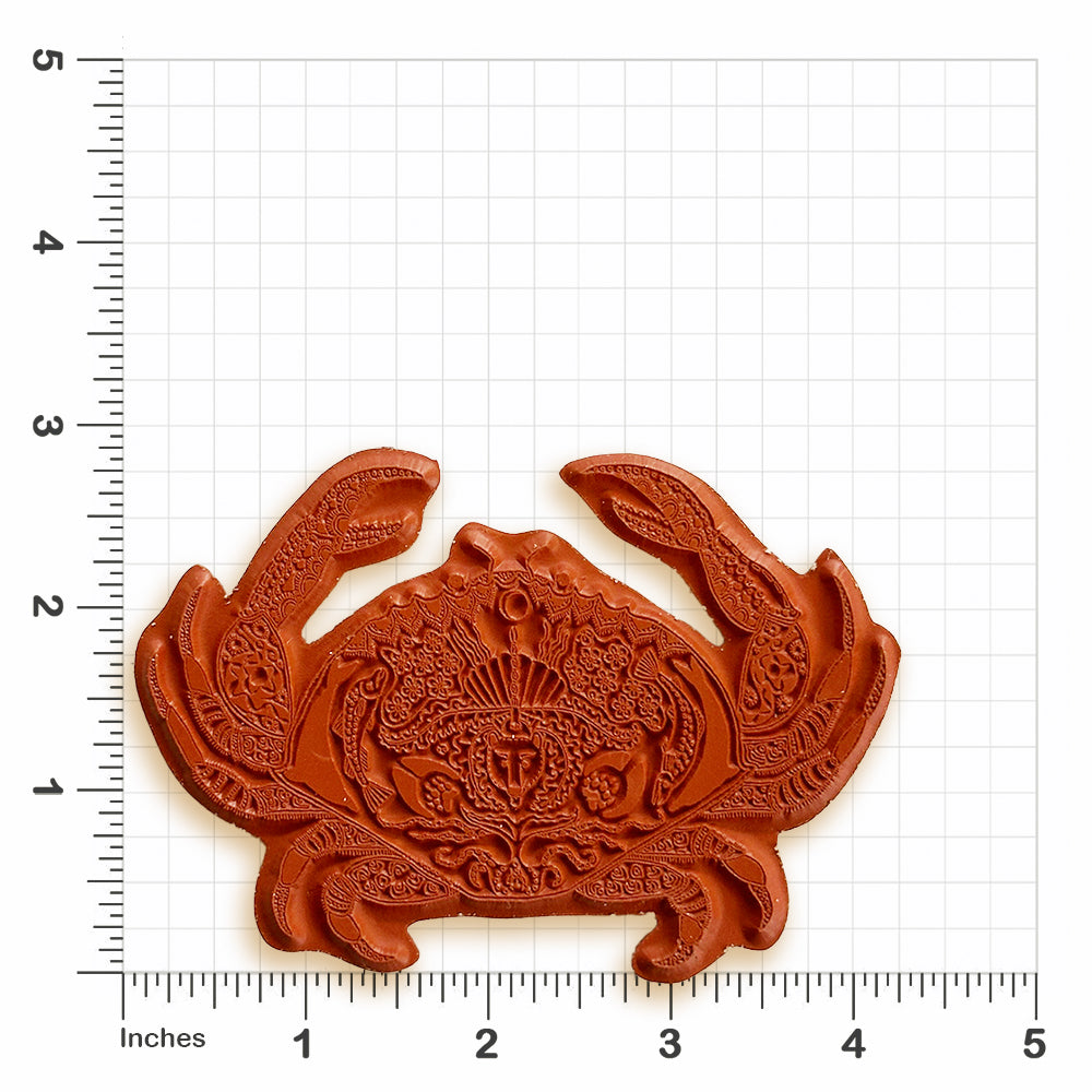 Crab Rubber Stamp