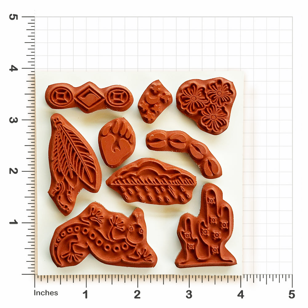Desert Rubber Stamp