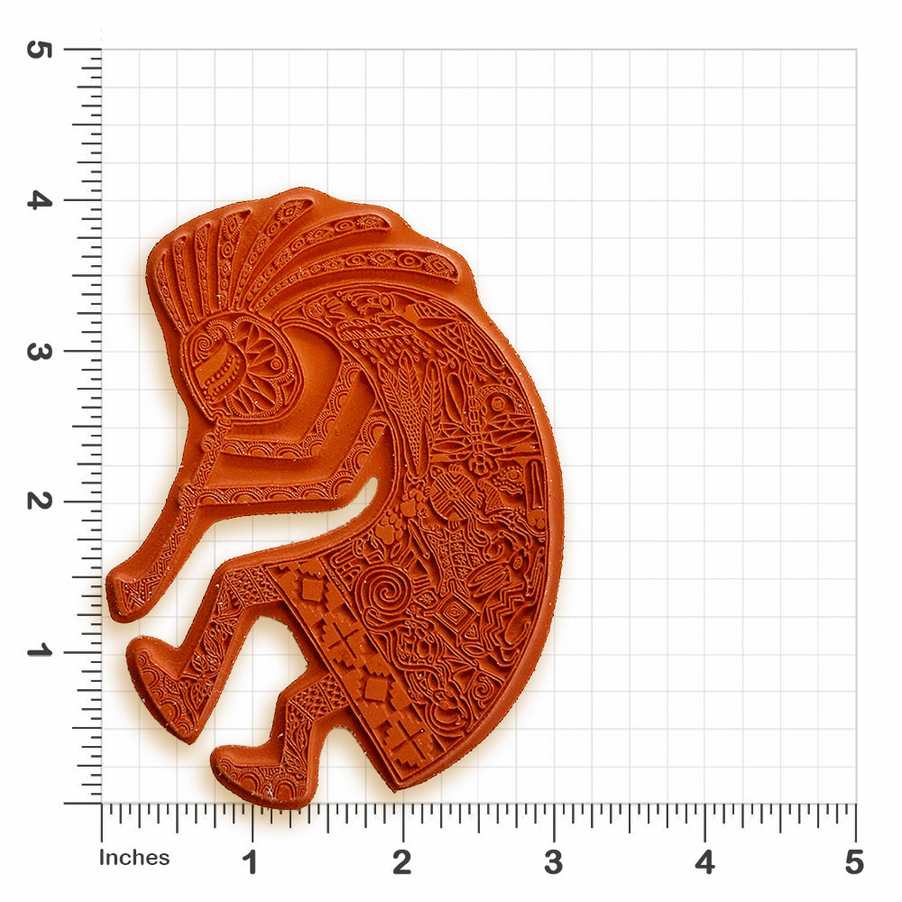 Kokopelli Rubber Stamp