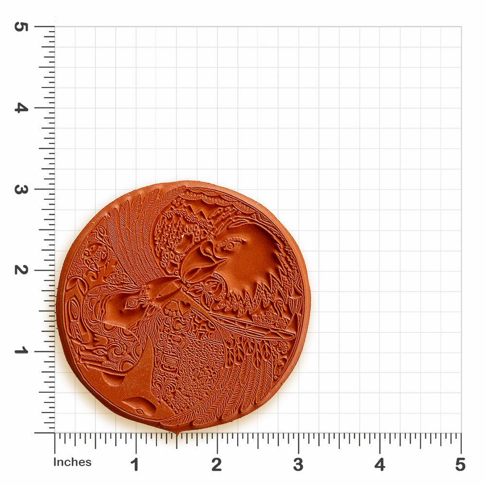 Love Birds Rubber Stamp