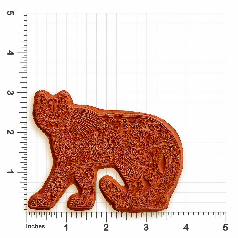 Mountain Lion Rubber Stamp