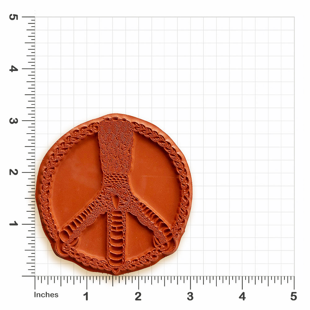 Peace Rubber Stamp