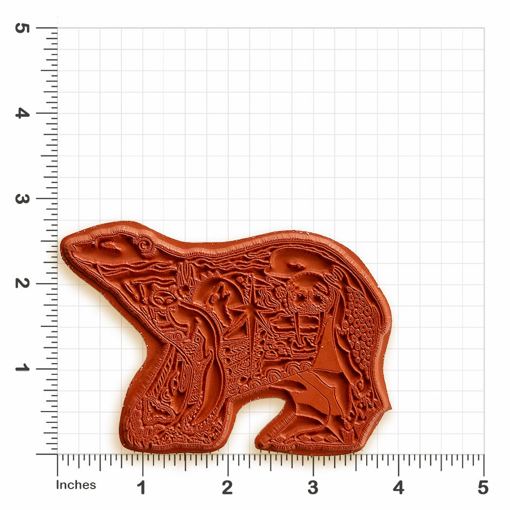 Polar Bear Rubber Stamps
