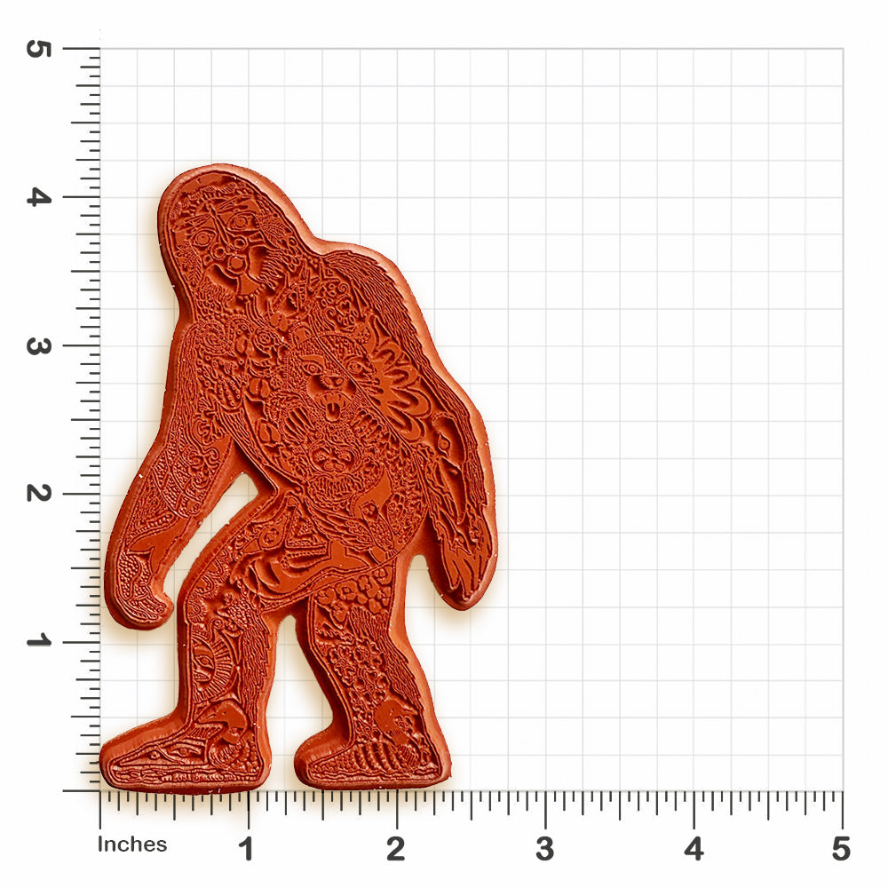 Sasquatch (Bigfoot) Rubber Stamp