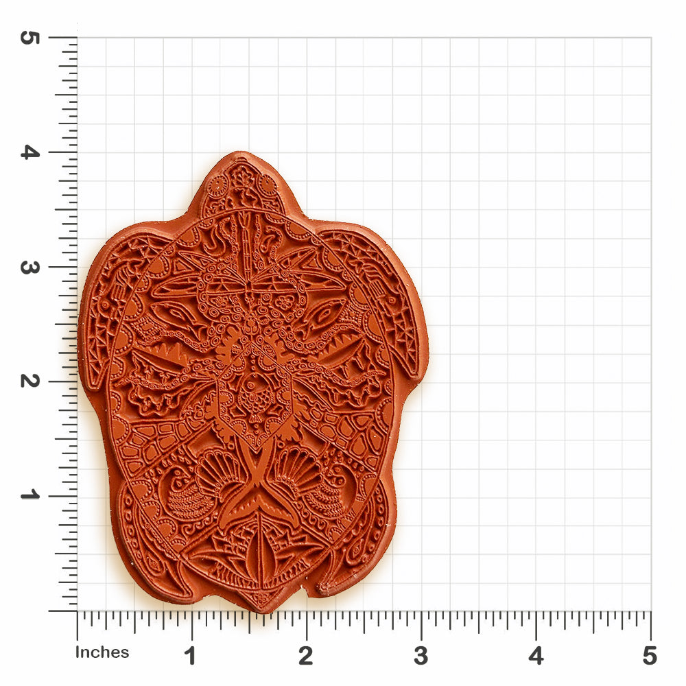Sea Turtle Rubber Stamp