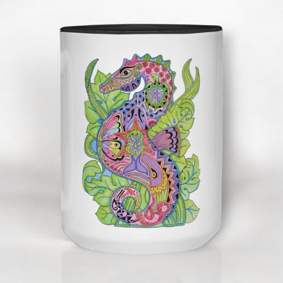 Seahorse 15 oz Mug