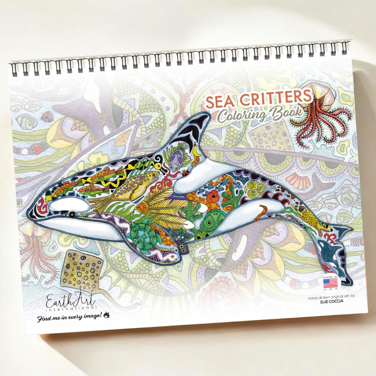 Sea Critters Coloring Book