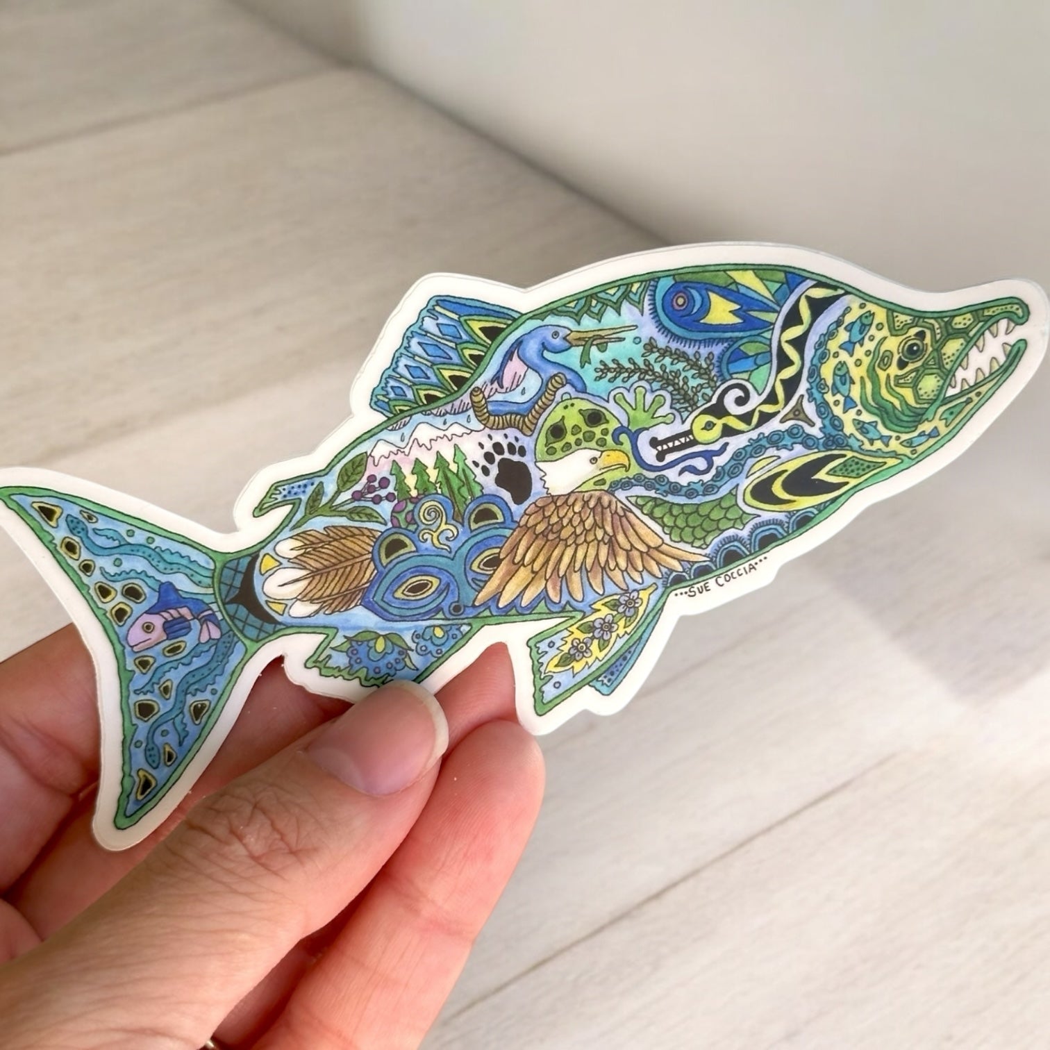 Sockeye Salmon Sticker
