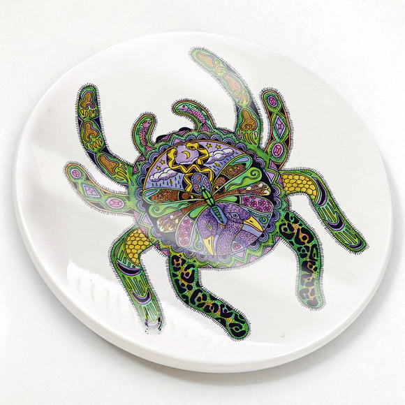 Tarantula Glazed Ceramic Coaster